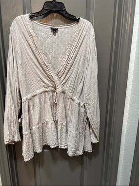 Lightweight  Wrap-Front Women's Top